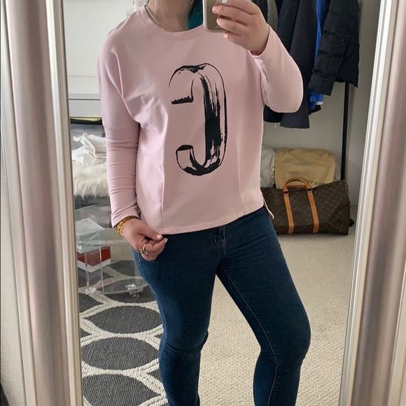 Light pink “C” sweater-M/L - Picture 1 of 6